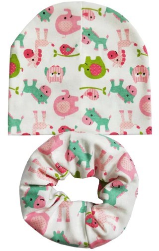 Ensemble d'hiver pour enfants : bonnet et col J578 10