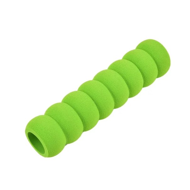Ensemble de 2 pièces Protection en mousse pour poignée de porte 13,5 cm ouverture 2 cm Couverture spirale contre les chocs, le bruit vert
