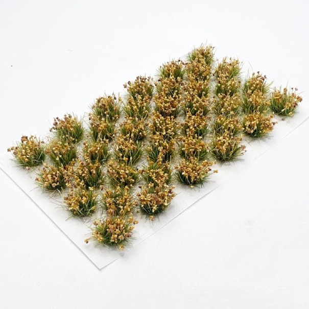 Ensemble de 39 bouquets de fleurs d'herbe Miniature buissons décoratifs pour diorama et paysage miniature 1