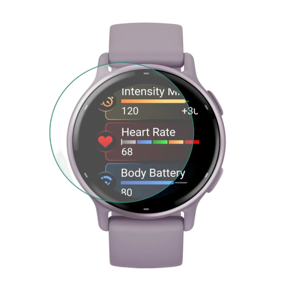 Ensemble de 5× films transparents pour écran Garmin Vivoactive 4 Film de protection souple contre les rayures avec une grande sensibilité au toucher 1