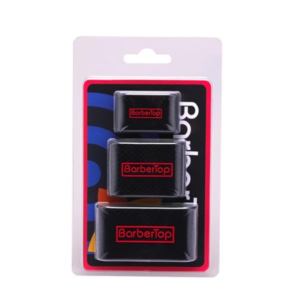 Ensemble de bandes antidérapantes pour rasoir Bande en silicone pour la poignée de tondeuse à barbe Caoutchouc résistant à la chaleur de différentes tailles 3 pièces 1