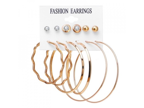 Ensemble de boucles d'oreilles pour femmes 29