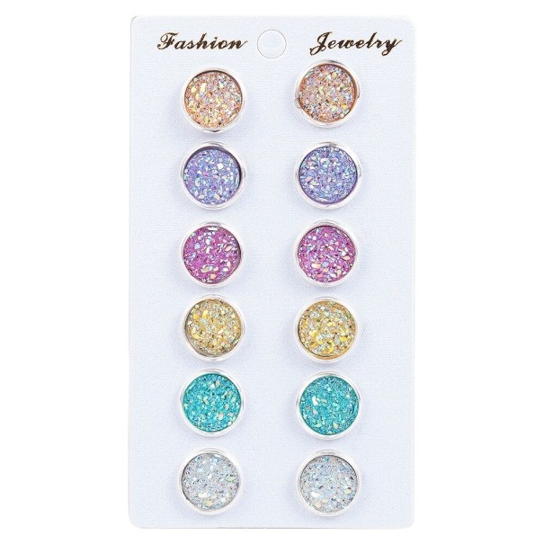 Ensemble de boucles d'oreilles puces pour femmes C1038 1