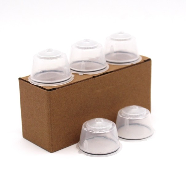 Ensemble de capsules rechargeables pour machine à café Dolce Gusto 5 pcs transparent