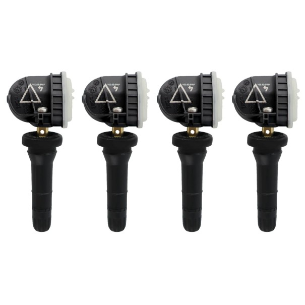 Ensemble de capteurs de pression des pneus 4 pcs 433 MHz Pour voitures particulières Surveillance automatique de la pression et de la température 1