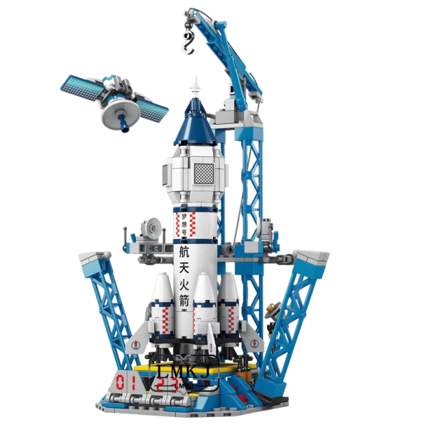 Ensemble de construction de navette spatiale 458 pièces Longueur 28,5 cm Ensemble technique spatial pour enfants Modèle de vaisseau spatial à assembler Jouet pour garçons et filles 1