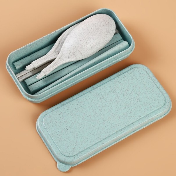 Ensemble de couverts pliables avec étui 3 pcs vert