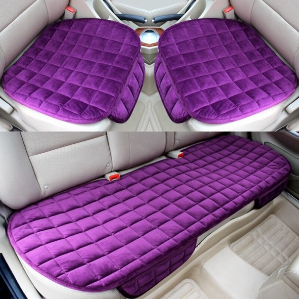 Ensemble de housses de siège 3 pcs Z162 violet