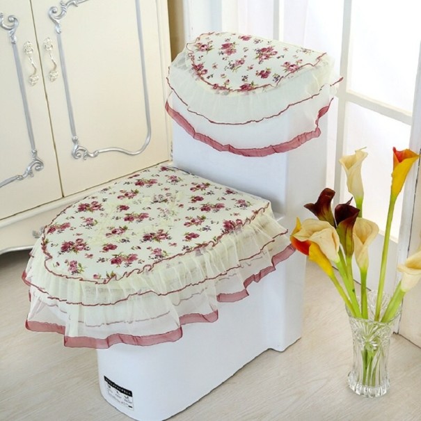 Ensemble de housses de WC 3 pcs 3