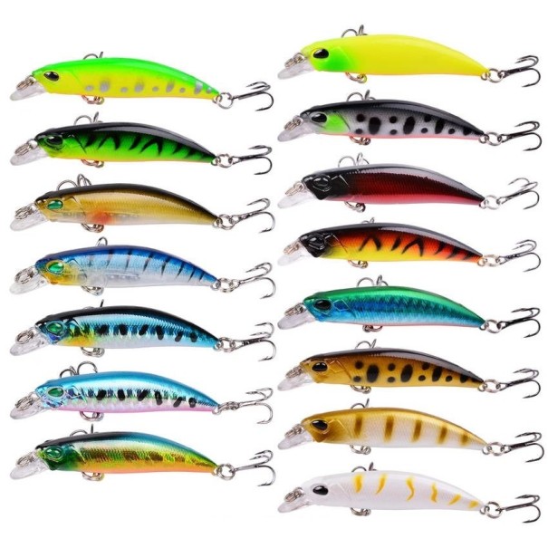 Ensemble de leurres de pêche 6,8 cm 15 pcs 1