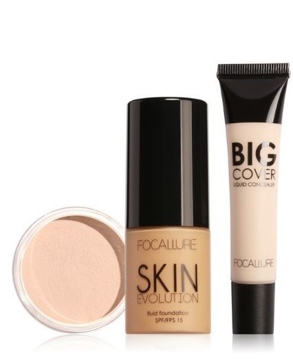 Ensemble de maquillage + poudre + correcteur 6