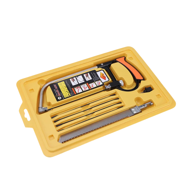 Ensemble de scies manuelles multifonctionnelles 8 en 1 Pour le bois, le métal, le plastique, le verre Découpe de modélisme et domestique Scie fine 1