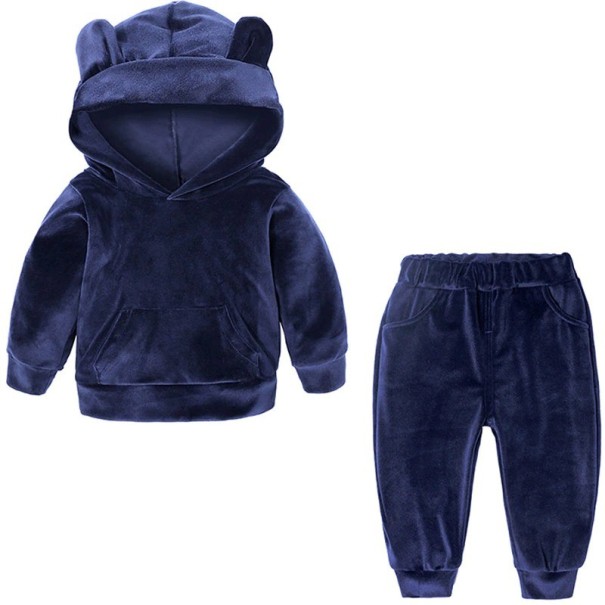 Ensemble de survêtement pour enfants L1123 bleu foncé 4 A