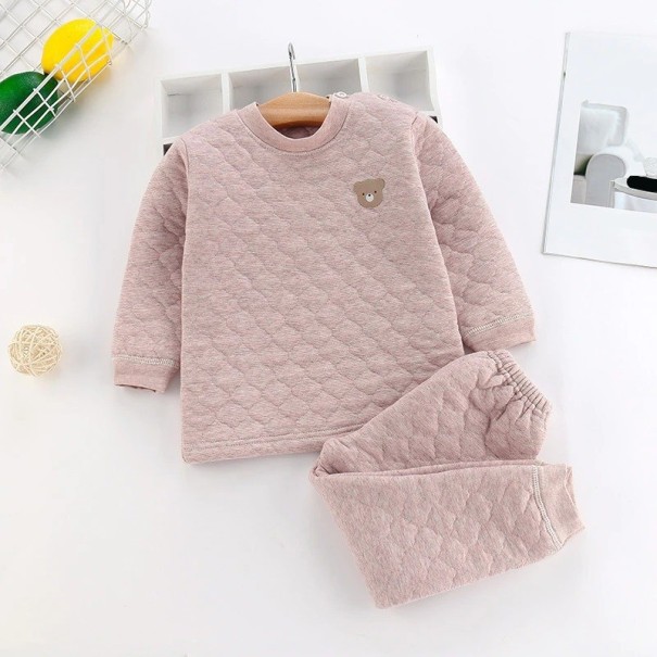 Ensemble de survêtement pour enfants L1561 rose 4