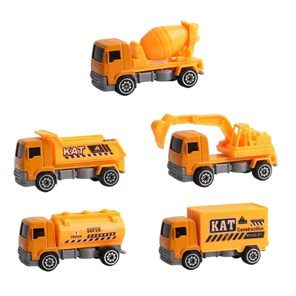Ensemble de voitures de construction 5 pcs 2