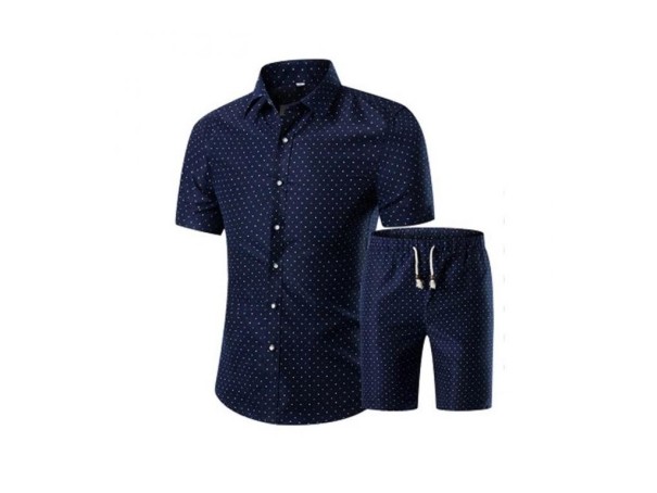 Ensemble pour homme - Chemise et shorts XXL