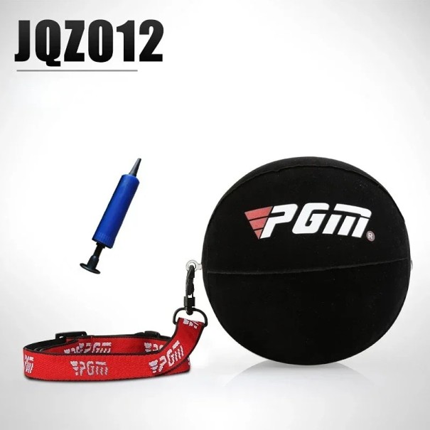Entrenador de golf inflable PGM 78 x 15 x 15 cm Corrector de postura Smart Ball Ayuda portátil para el swing y la posición del brazo negro