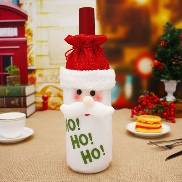 Envoltorio de botellas navideño 2