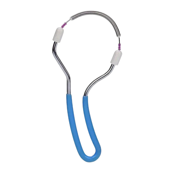 Épilateur pour le visage 11,2 x 5 cm Outil de dépilation manuel pour les poils fins Élimination précise des poils pour les soins à domicile bleu