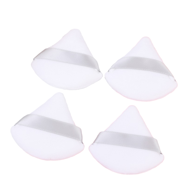 Éponge à poudre 4 pcs blanc