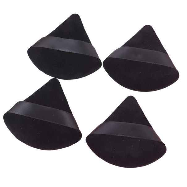 Éponge à poudre 4 pcs noir
