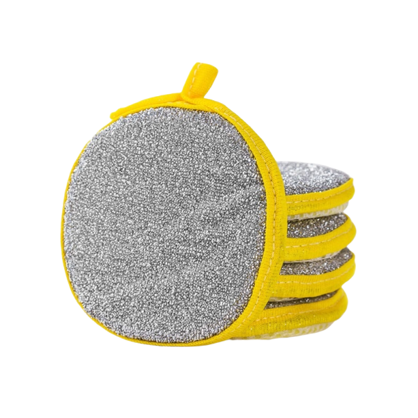 Éponge à vaisselle 5 pcs A4009 jaune