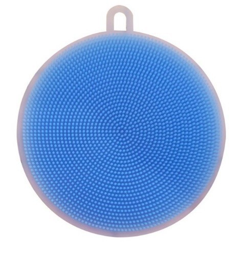 Éponge à vaisselle en silicone J2727 bleu