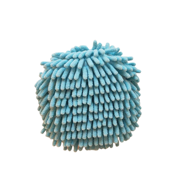 Éponge de nettoyage en microfibre bleu