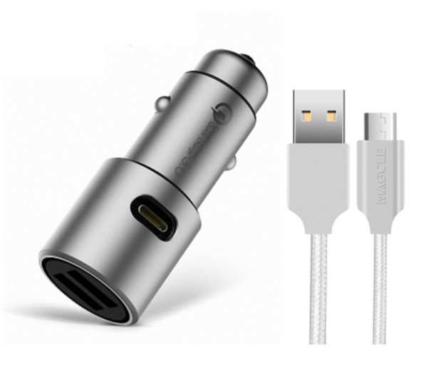 Eredeti USB autós töltő J737 mikro USB