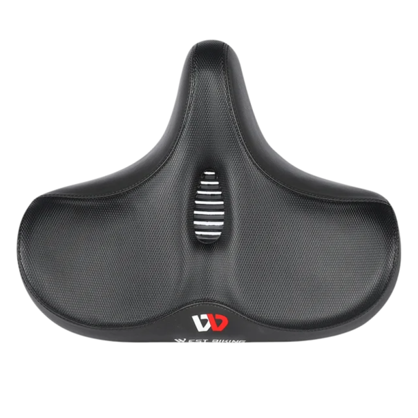 Ergonomic Soft Bike Saddle 32.5 x 26 cm Cushioned Thick Breathable Seat for Road and Mountain Bikes Comfortable Cycling Saddle 1