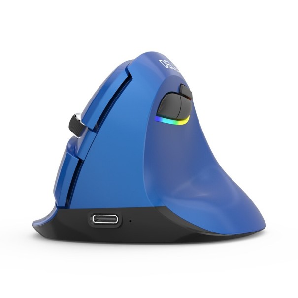 Ergonomická myš Delux M618 Mini modrá