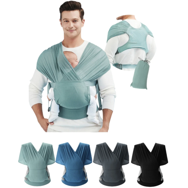 Ergonomické klokaní nosítko pro miminka 0–24 měsíců Nosnost 15 kg Nastavitelný popruh Pohodlné nošení Novorozenecké nosítko 1