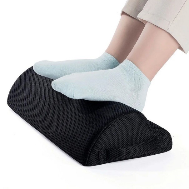 Ergonomický polštář na podpěru nohou Pohodlná opěrka na nohy pod stůl Měkká opěrka chodidel pro úlevu od bolesti 40 x 20 x 10 cm 1