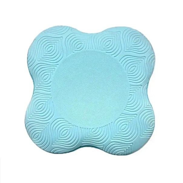 Ergonomiczna podkładka pod kolana do jogi 20×20×2 cm poliuretanowa miękka ochronna podkładka do ćwiczeń jogi i fitness niebieski