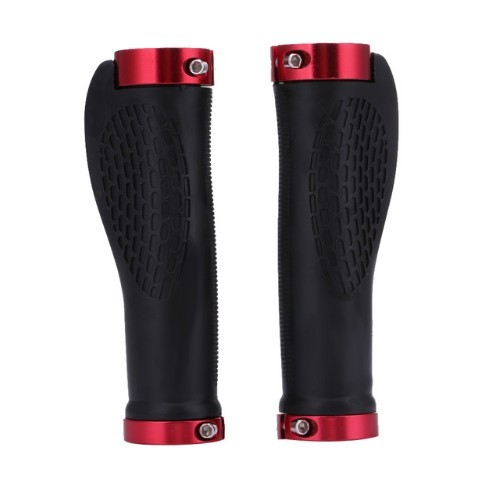 Ergonomische fietshandvatten rood