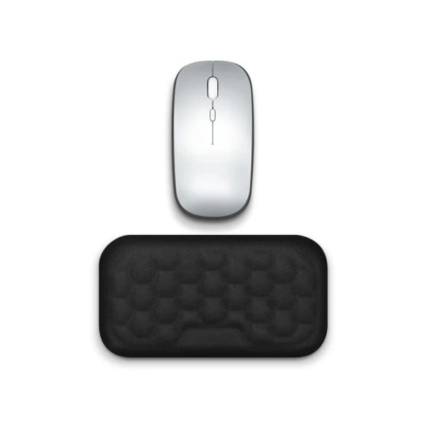 Ergonomische Handballenauflage für die Maus 150 x 80 x 20 mm Gedächtnisschaum Massageoberfläche schwarz