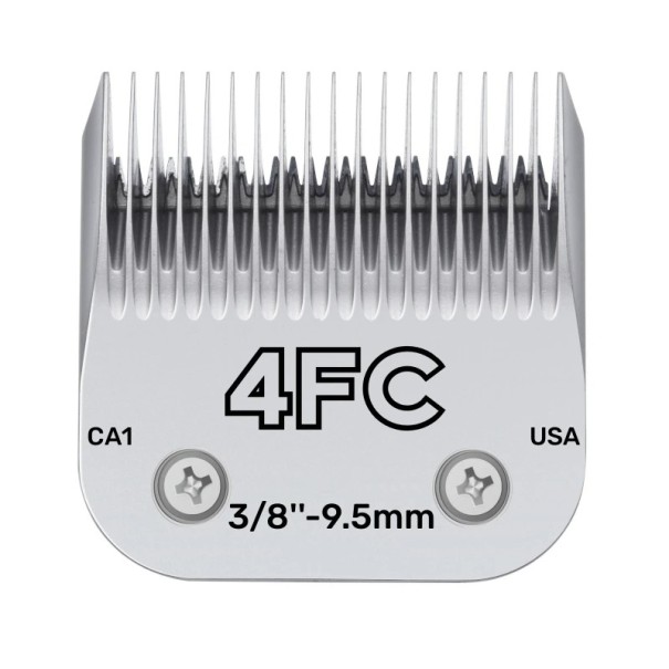 Ersatz-Scherköpfe für Andis-, Oster-, Wahl-, Heiniger- und Conair-Maschinen. Professioneller Stahl-Scherkopf zum Trimmen von Tieren, 9,5 mm, Modell 4FC 1