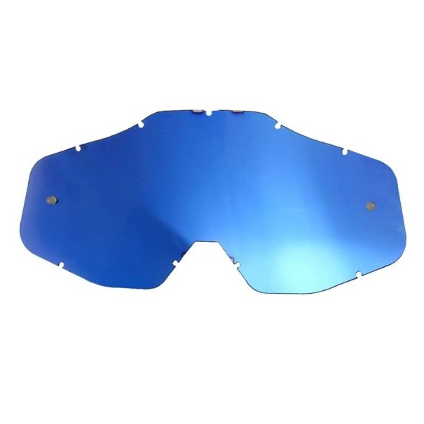 Ersatzglas für Motorradbrillen blau