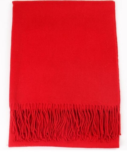 Eșarfă unisex elegantă 100% lână roșu