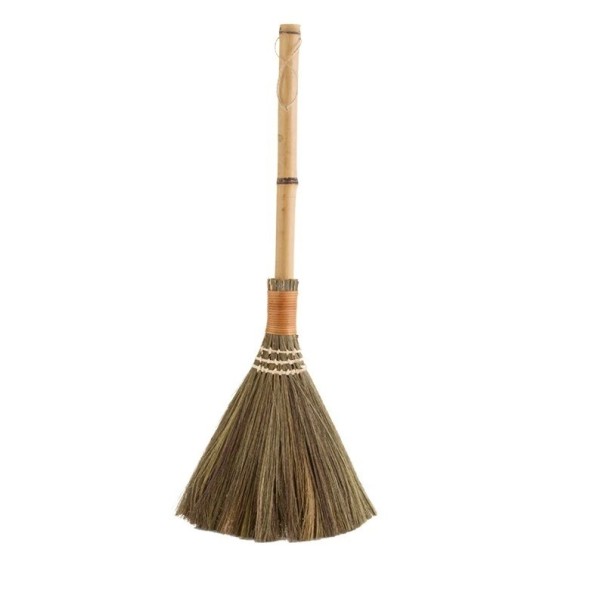 Escoba de madera natural L