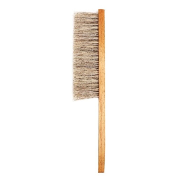 Escoba de madera para apicultura gris claro