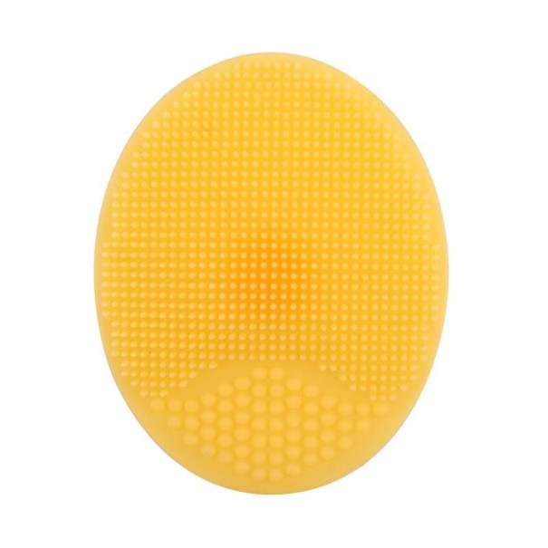 Escova de limpeza facial amarelo escuro