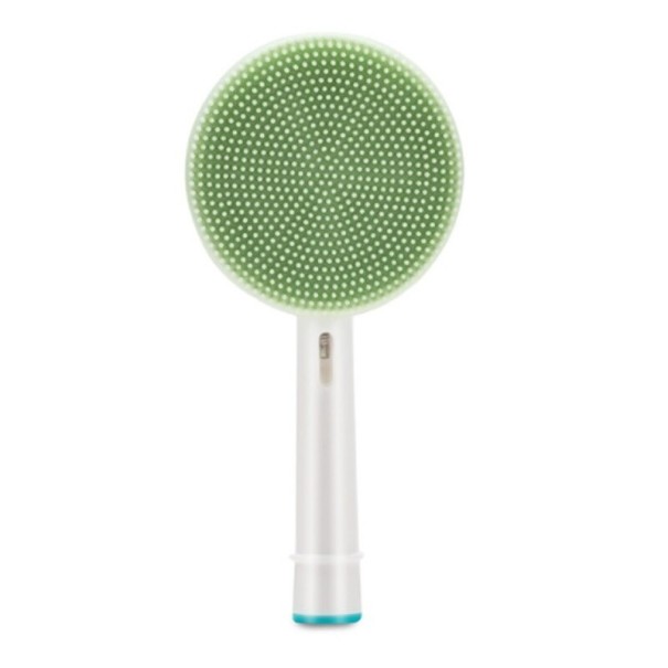 Escova de limpeza facial para escovas de dentes Oral-B verde claro