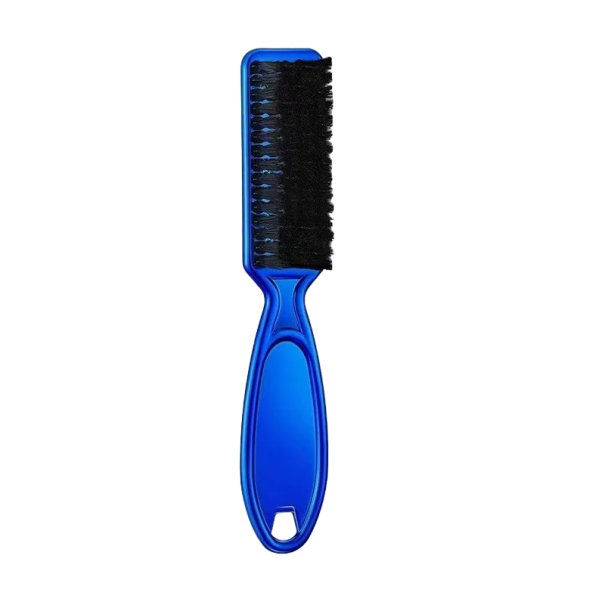 Escova para cuidados de cabelo e barba Escova suave 14 x 2,5 cm Acessórios para barbeiros azul