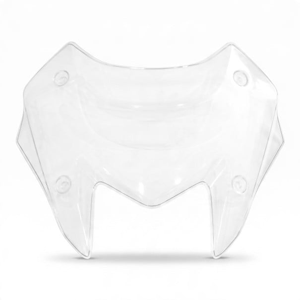 Escudo frontal para Yamaha TMAX 560 Substituição direta sem modificações 30 x 30 x 10 cm Plástico ABS resistente Para maxi scooter cor transparente