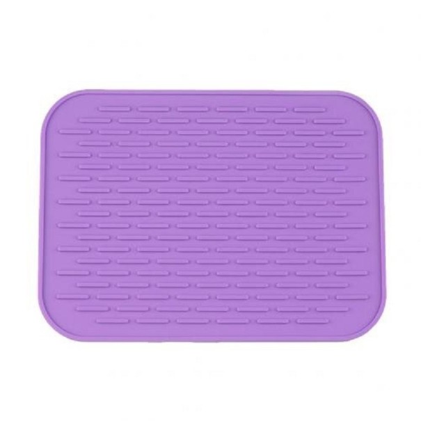 Escurridor de platos morado