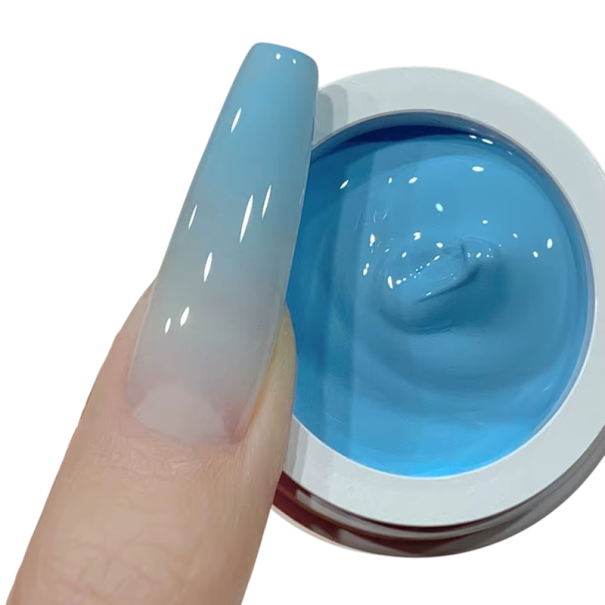Esmalte ombré com aplicador esponjoso, almofada de ar, UV LED, sem necessidade de remoção, alta saturação para salões 1