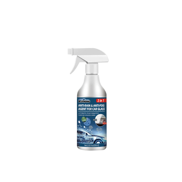 Eső- és párásodásgátló spray autóüvegre, hidrofil technológia, 60 ml, tartós védelem szélvédőre, tükörre és üvegfelületekre 1