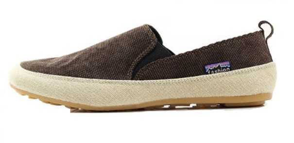 Espadrilhas de lona para homem J2663 castanho 40