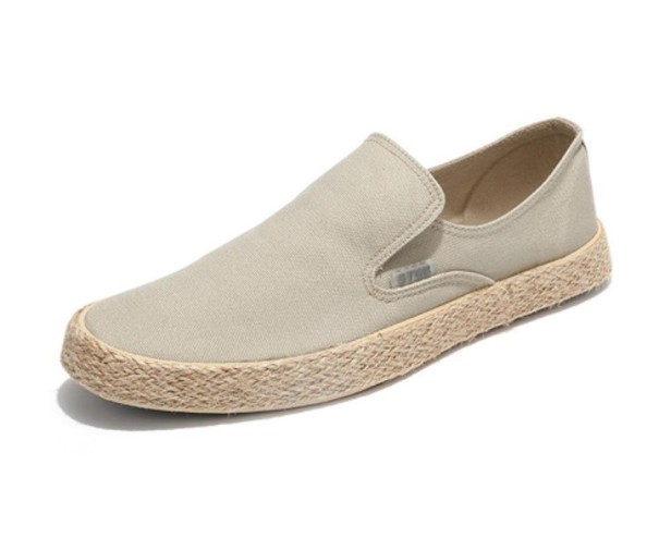 Espadrillas in tela da uomo John J2665 kaki 41